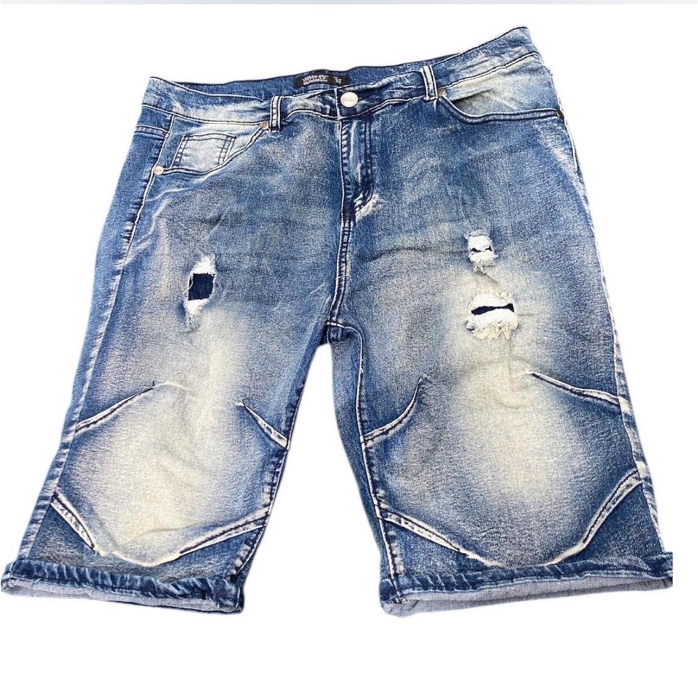 Authentic American Heritage Faded Blue Jean Shorts